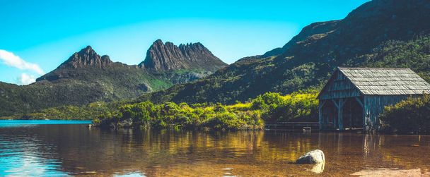 揺りかご山国立公園、タスマニア州、オーストラリア - 写真・画像