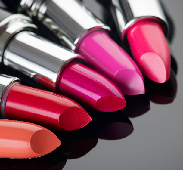 Lipstick. Professional makeup and beauty. Lipstick tints palette - Foto, Bild