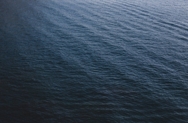schöne tiefblaue Meereswellen Textur - Foto, Bild