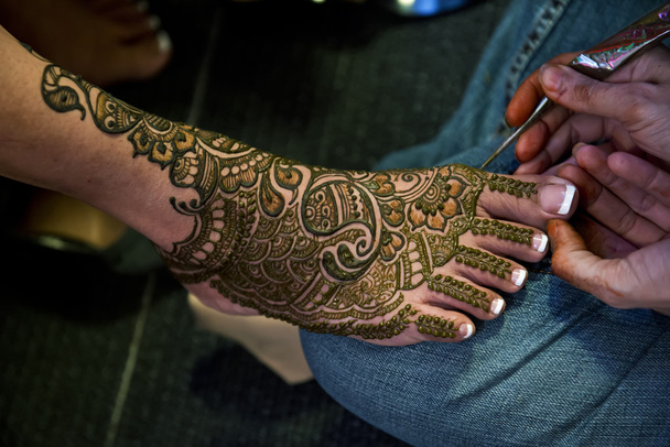henna tatoeages - Foto, afbeelding