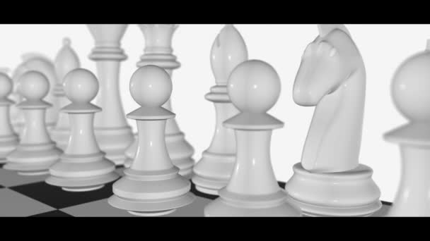 Tiszta sakk teljes ellátás Absztrakt háttér 5 - Felvétel, videó