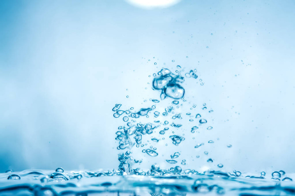 agua burbujas de aire fondo - Foto, Imagen