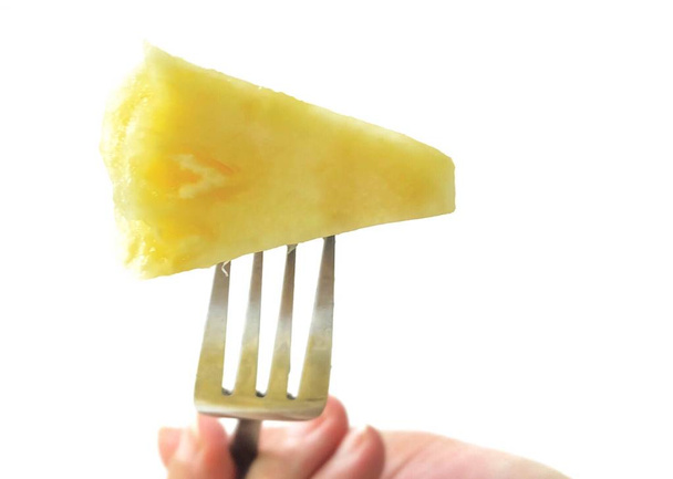 Hand Holding Fresh and Sweet Organic Pineapple - Фото, изображение