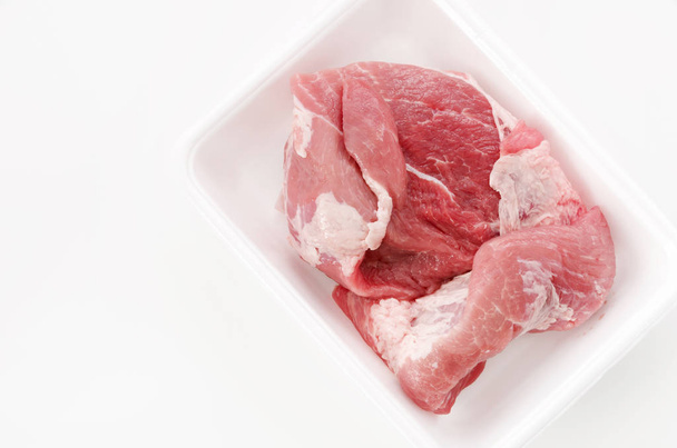 Syrové vepřové maso, zadní žebro - Fotografie, Obrázek