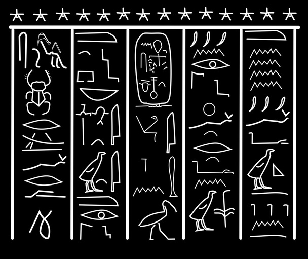hieroglyfů vektor - Vektor, obrázek