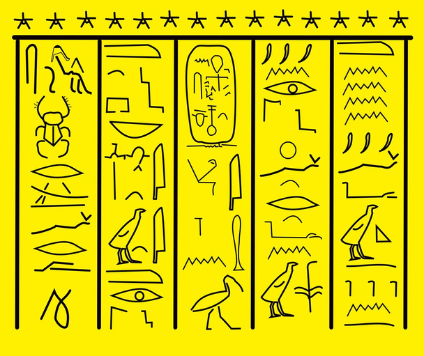 hieroglyfů vektor - Vektor, obrázek