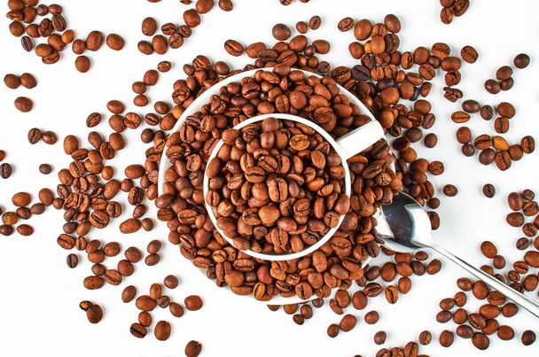 brown coffee, background texture, close-up - Φωτογραφία, εικόνα