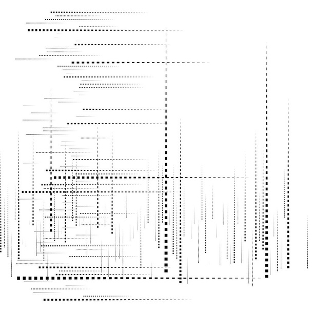 grille abstraite, maille de morceaux de dispersion aléatoires, morceaux. géométrique
  - Vecteur, image