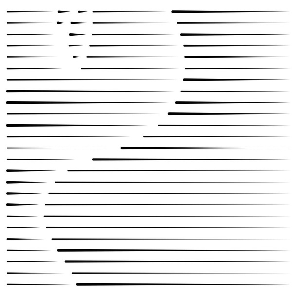 ダイナミック破線の線のパターンです不規則な縞模様オーケストラ - ベクター画像