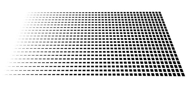 3d segmentado, líneas discontinuas patrón geométrico. Desaparecen, disminuyen s
 - Vector, Imagen