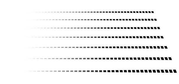 3d segmenté, lignes pointillées motif géométrique. Disparaissent, diminuent l
 - Vecteur, image
