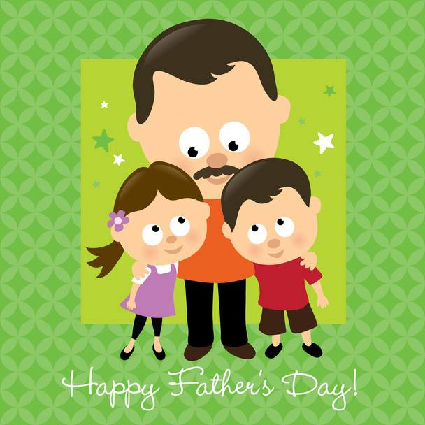 Happy Fathers Day
 - Вектор,изображение