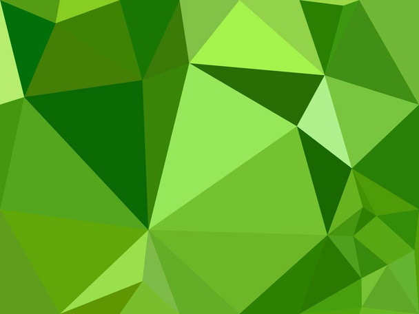 Art zöld színű poligon minta háttér - Fotó, kép