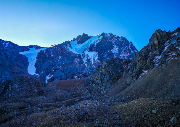 view of mountains near Almaty, Tian-Shan, Alatau, Kazakhstan    - Foto, Bild