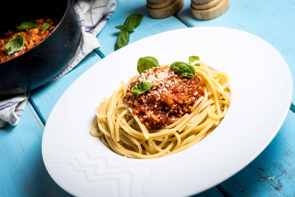 italienische Pasta Spaghetti Bolognese - Foto, Bild