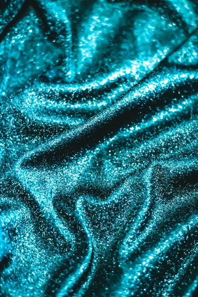 Emerald vakantie sprankelende glitter abstracte achtergrond, luxe sh - Foto, afbeelding