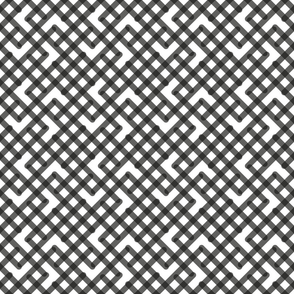 Vector seamless pattern. Stylish texture with diagonal stitches. Modern background from bold dotted line. Can be used as swatch for illustrator. eps10 - Vector, Image