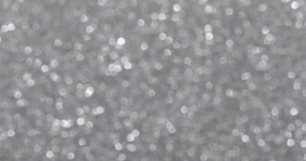 Brilho de prata brilhante fundo festa de luxo Natal conceito de Ano Novo - Filmagem, Vídeo