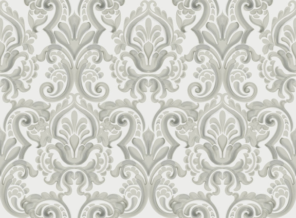 Rococo texture pattern - Vector, Image