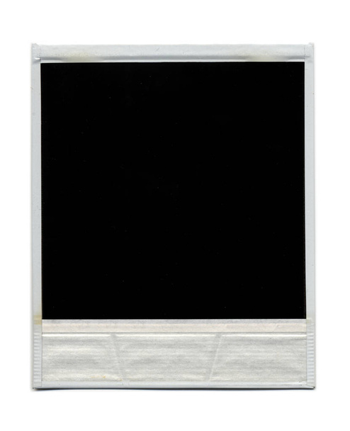 Black photo frame. Old style photo picture for design - Photo, Image