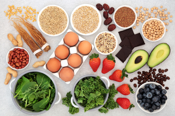  Zdraví Potraviny pro energetickou vitalitu a fitness - Fotografie, Obrázek