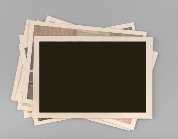 Stack of Blank vintage photos - Photo, Image