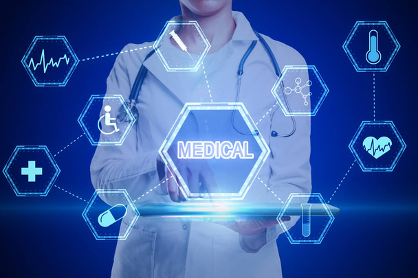 Conceito de medicina e inovação
 - Foto, Imagem