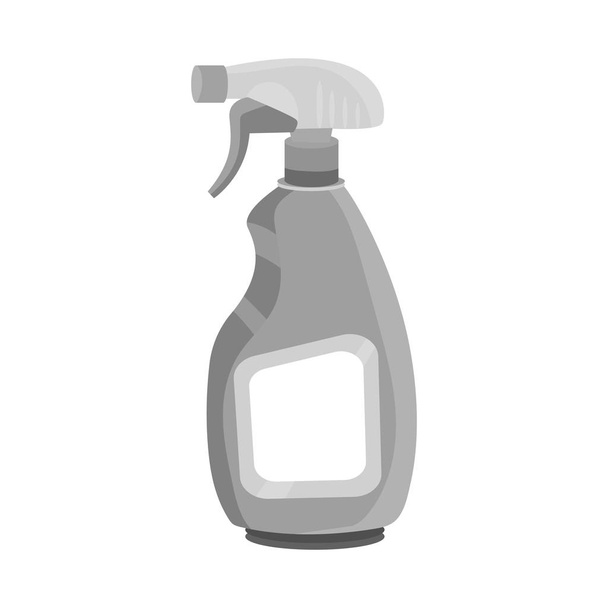 Vector illustration of detergent and bottle icon. Graphic of detergent and liquid vector icon for stock. - Wektor, obraz