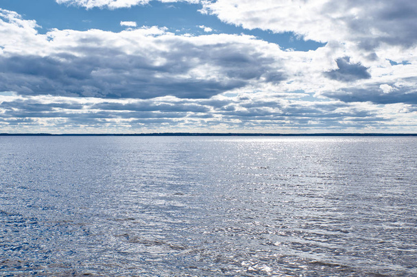 Beautiful landscape of a reservoir in Russia - Fotó, kép
