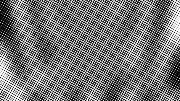 Medio tono de muchos puntos, fondo abstracto generado por computadora, fondo de renderizado 3D con efecto de ilusión óptica - Foto, Imagen