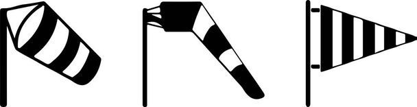 illustration vectorielle de chaussette de vent isolé sur fond
 - Vecteur, image