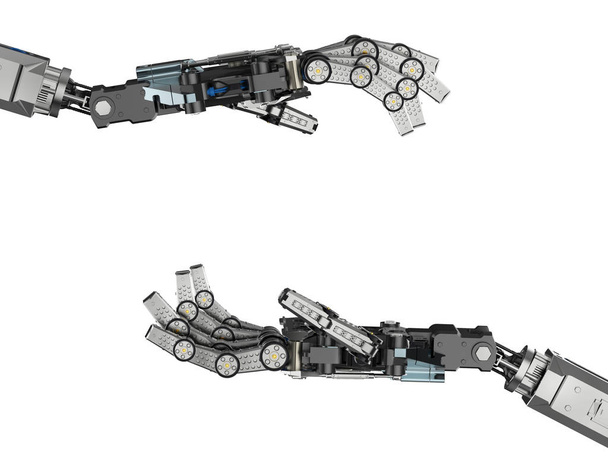 Robotic hand Hold leeg vak - Foto, afbeelding