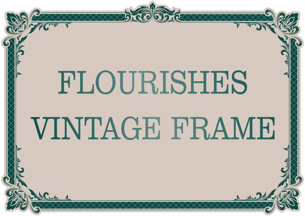 decorative frame - Vector, Imagen
