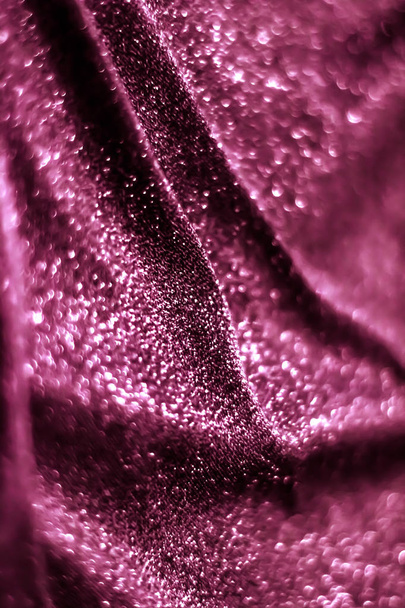 Pink holiday sparkling glitter abstract background, luxury shiny - Photo, Image