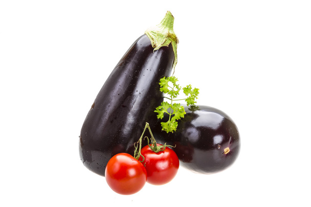 rijpe fhesh aubergine - Foto, afbeelding