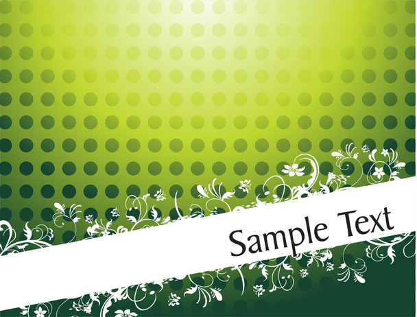 Floral background for sample text - Vector, afbeelding