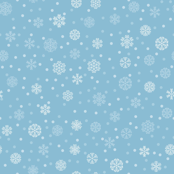διάνυσμα χειμώνα χιόνι φως αδιάλειπτη μοτίβο - Διάνυσμα, εικόνα