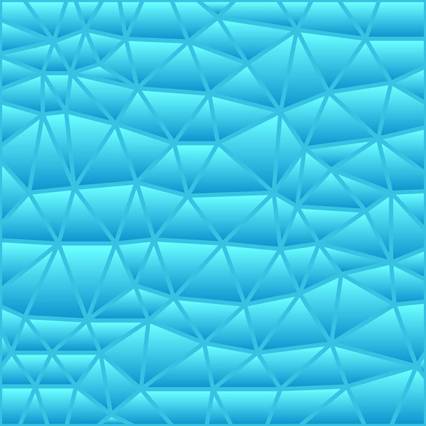 抽象的なベクトルステンドグラス三角形のモザイクの背景 - ベクター画像