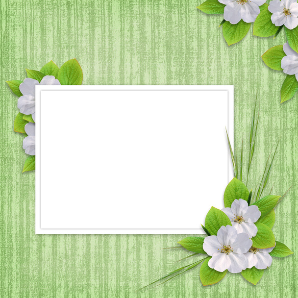 Card for the holiday with flowers - Foto, Bild