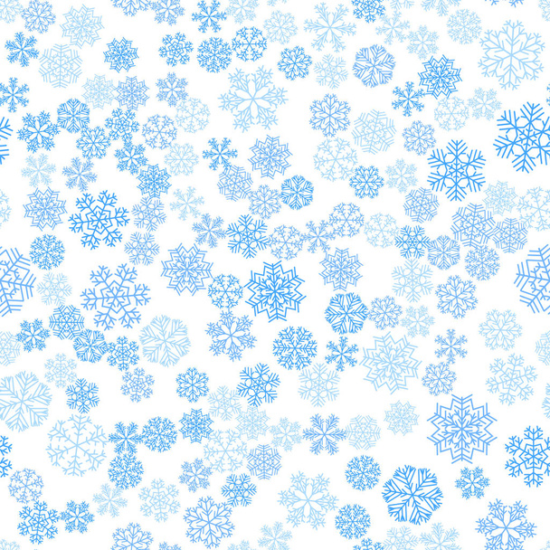 vektor téli hófény zökkenőmentes minta - Vektor, kép