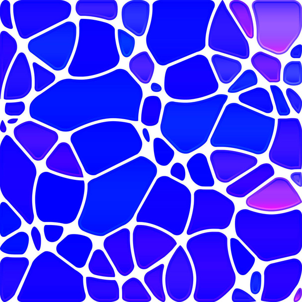 abstracte vector glas-in-lood mozaïek achtergrond - Vector, afbeelding