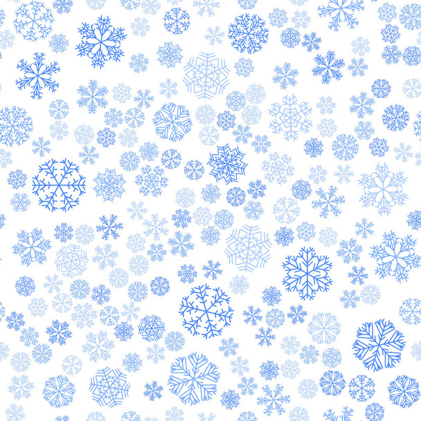 vecteur hiver neige lumière modèle sans couture - Vecteur, image