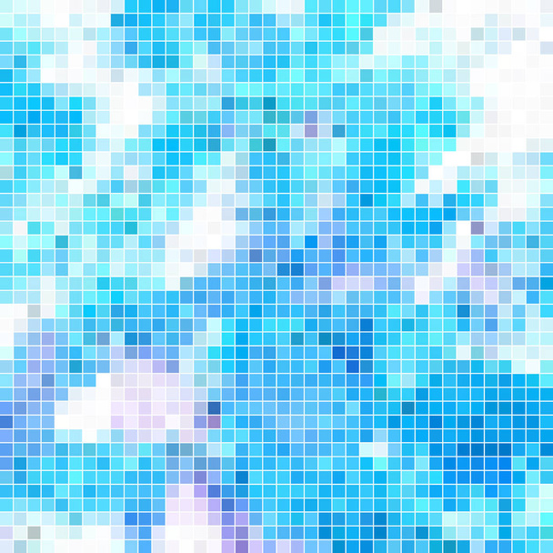 αφηρημένη διάνυσμα φόντο μωσαϊκό με τετράγωνα pixel - Διάνυσμα, εικόνα
