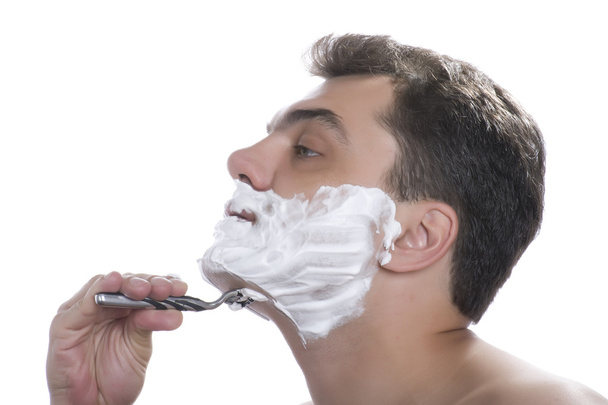 oholit muže izolované - Fotografie, Obrázek