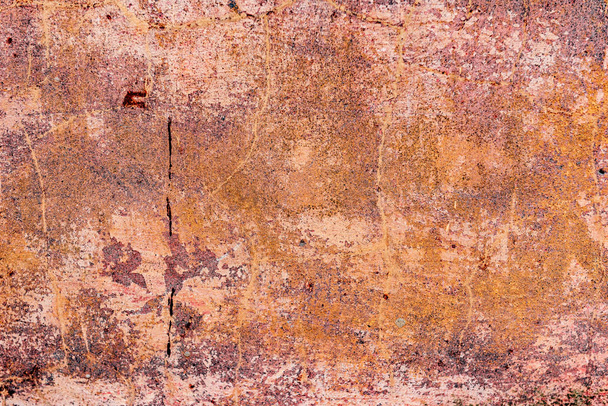 textura de una pared de hormigón con grietas y arañazos que se pueden utilizar como fondo - Foto, imagen