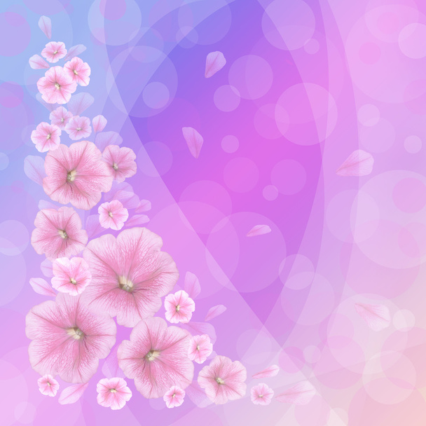 Decorative background with flowers - Φωτογραφία, εικόνα