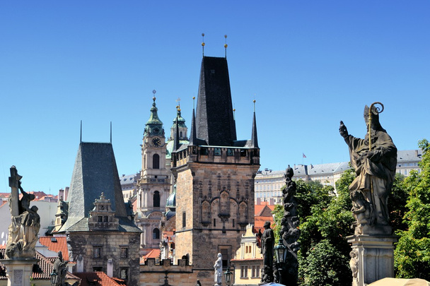met uitzicht op de oude stad van Praag - Foto, afbeelding