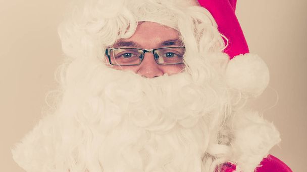 Portrait of christmas Santa Claus - Valokuva, kuva