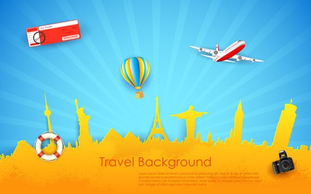 Tour and Travel - Vector, Image