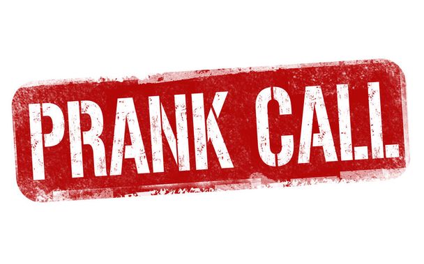 Prank call sign or stamp - Vector, Image